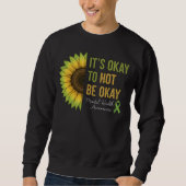 Sweatshirt Mental Health Awareness Sunflower (Devant)