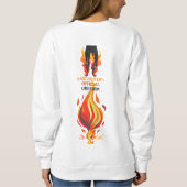 Sweatshirt Menteur, menteur, Pant est en feu (Dos)