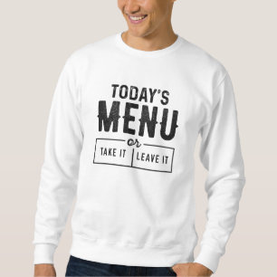 Sweatshirt Menu du jour