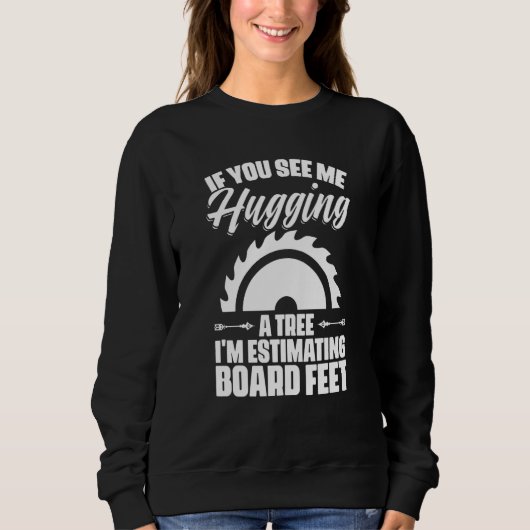 Sweatshirt Menuisier ébéniste bûcheron (Devant)