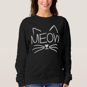 Sweatshirt Meow Chat Humour Kitten Pride