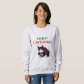 SWEATSHIRT MEOW CHRISTMAS CAT (Devant entier)