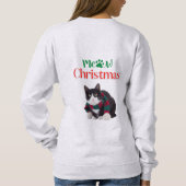 SWEATSHIRT MEOW CHRISTMAS CAT (Dos)