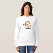 Sweatshirt Meows et mélodies (Devant entier)