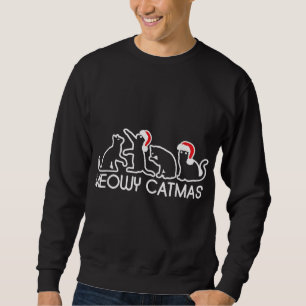 Sweatshirt Meowy Catmas Amoureux des chats