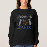 Sweatshirt Meowzel Tov Chanukah Juif Chat Propriétaire Ugly H<br><div class="desc">Meowzel Tov Chanukah Juif Chat Propriétaire Ugly Hanoukka.</div>
