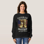 Sweatshirt Merci Anciens Combattants Frères Combat Boots Chie (Devant entier)