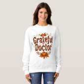 Sweatshirt Merci au docteur Thanksgiving (Devant entier)