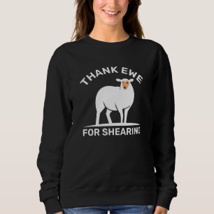 Sweatshirt Merci Brebis Pour La Tonte