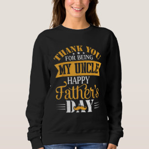 Sweatshirt Merci d'être mon oncle Bonne fête des pères