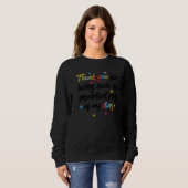 Sweatshirt Merci D'Être Un Enseignant Si Important (Devant entier)