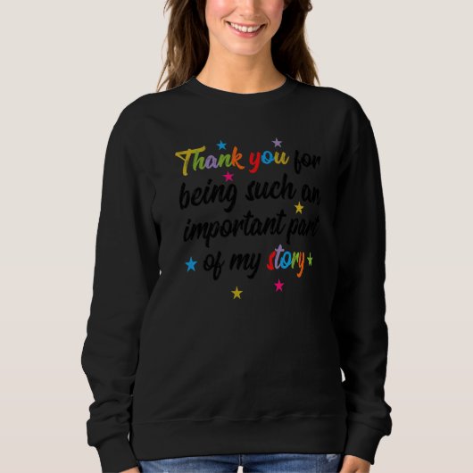 Sweatshirt Merci D'Être Un Enseignant Si Important (Devant)