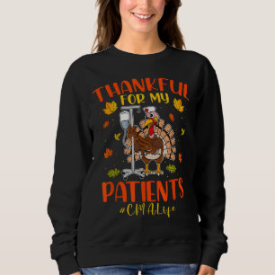 Sweatshirt Merci Pour Mes Patients Turquie CMA Nurse Life Tha