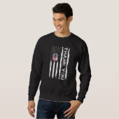 Sweatshirt Merci Usa Drapeau Pour Anciens Combattants (Devant entier)