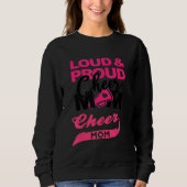 Sweatshirt Mère Cheerled Maman Cheerled Mère Parents (Devant)