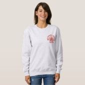 SWEATSHIRT MÈRE DE BASE-BALL LOQUACE ET STYLÉE (Devant entier)
