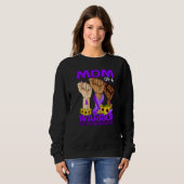Sweatshirt Mère D'Un Guerrier Arnold Chiari Malformation (Devant entier)