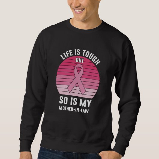 Sweatshirt Mère En Droit Famille Correspondant Cancer Du Sein (Devant)