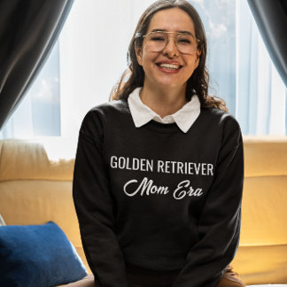 Sweatshirt Mère Golden Retriever Ère Maman de Chien Typograph