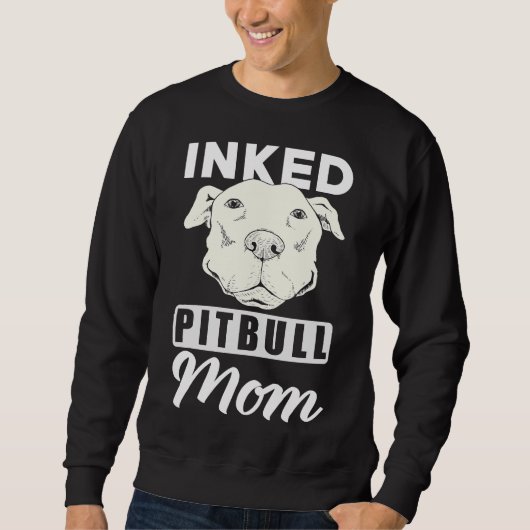Sweatshirt Mère Pitbull encrée (Devant)