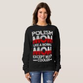 Sweatshirt Mère polonaise Mama Pologne (Devant entier)