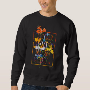 Sweatshirt Mère's Day cite maman maman maman maman maman Bruh