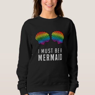 Sweatshirt Mermaid Beach Bikini Carnival Shell BH Bra Cadeau