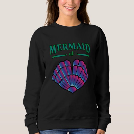 Sweatshirt Mermaid Beach Bikini Carnival Shell BH Idée cadeau (Devant)
