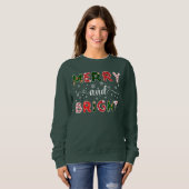 Sweatshirt Merry and Bright (Devant entier)