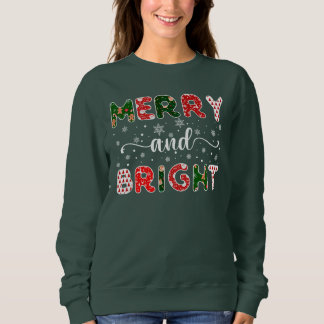 Sweatshirt Merry and Bright