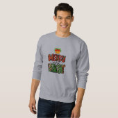 Sweatshirt Merry and Bright Christmas Bells Festive  (Devant entier)