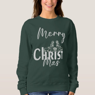 Sweatshirt Merry Christ Mas Christian Christmas✨