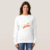 Sweatshirt Merry Christmas (Devant entier)