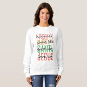 Sweatshirt Merry christmas (Devant entier)