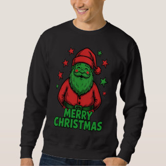 Sweatshirt Merry Christmas Comic Holiday Tee