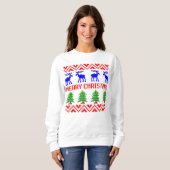Sweatshirt Merry Christmas Ugly Sweater (Devant entier)