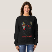 Sweatshirt Merry Krampus Horror Krampus Devil Caught Naughty  (Devant entier)