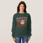 Sweatshirt Merry santa claus (Devant entier)