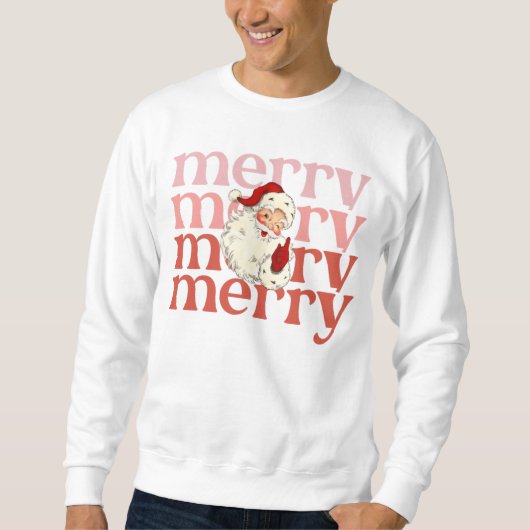 Sweatshirt Merry santa claus (Devant)