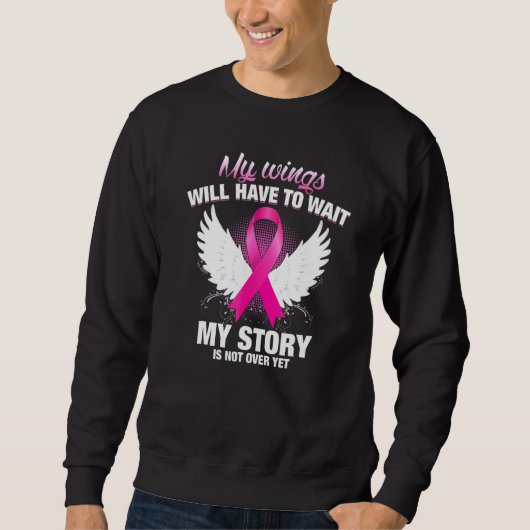 Sweatshirt Mes Ailes Devront Attendre Mon Histoire N'Est Pas (Devant)
