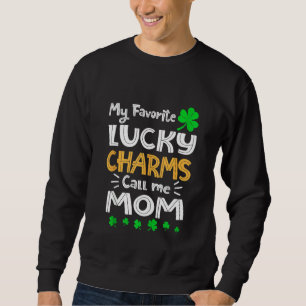 Sweatshirt Mes Charms Chanceux Favoris Appelez-Moi Maman Funn