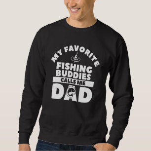 Sweatshirt Mes copains de pêche préférés m'appellent Papa Pêc