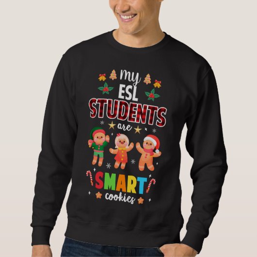 Sweatshirt Mes Étudiants en ESL Les enfants sont des cookies (Devant)