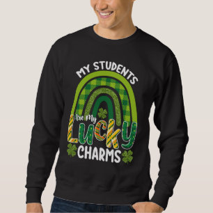 Sweatshirt Mes étudiants sont mes charmes chanceux St Patrick