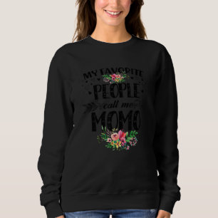 Sweatshirt Mes Favoris M'Appelent Momo Thanksgiving Chris