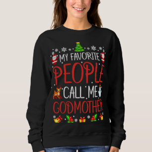 Sweatshirt Mes Gens Favoris M'Appelent Godmère Mauvaise Chris