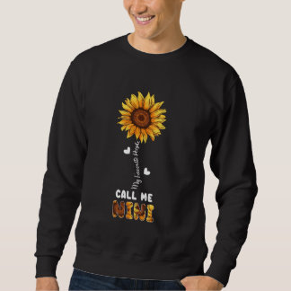 Sweatshirt Mes Gens Favoris M'Appelent Nini