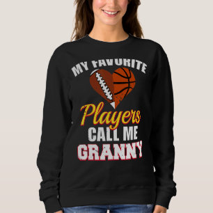 Sweatshirt Mes Joueurs préférés M'Appelent Bask De Football G