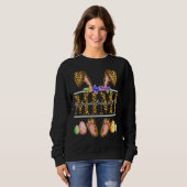 Sweatshirt Mes lapins Favoris M'Appelent Mimi Joyeux Jour de  (Devant entier)