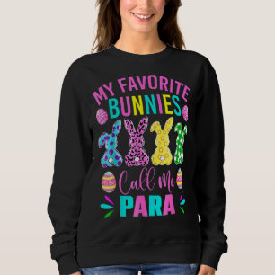 Sweatshirt Mes lapins Favoris M'Appelent Para Educator Mignon